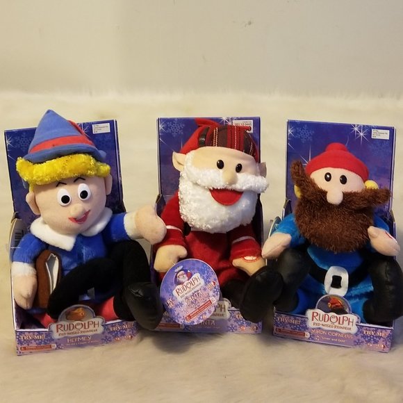 Gemmy Industries Other - Rudolph Red Nosed Reindeer Characters Set 3 New